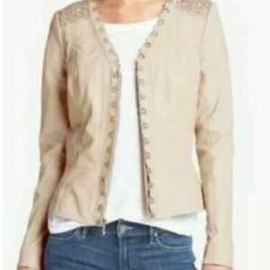 hinge Leather Jacket - S